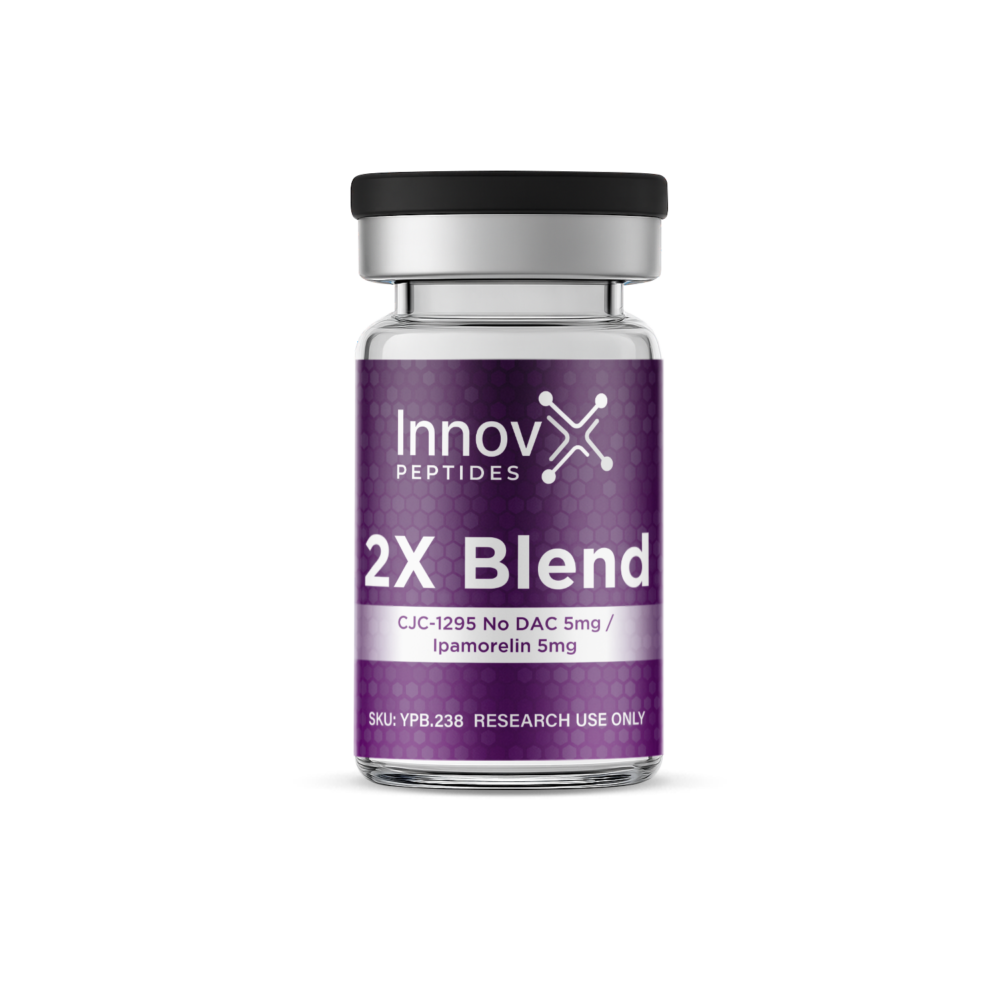 2X Blend CJC-1295 Without DAC (5mg) / Ipamorelin (5mg)