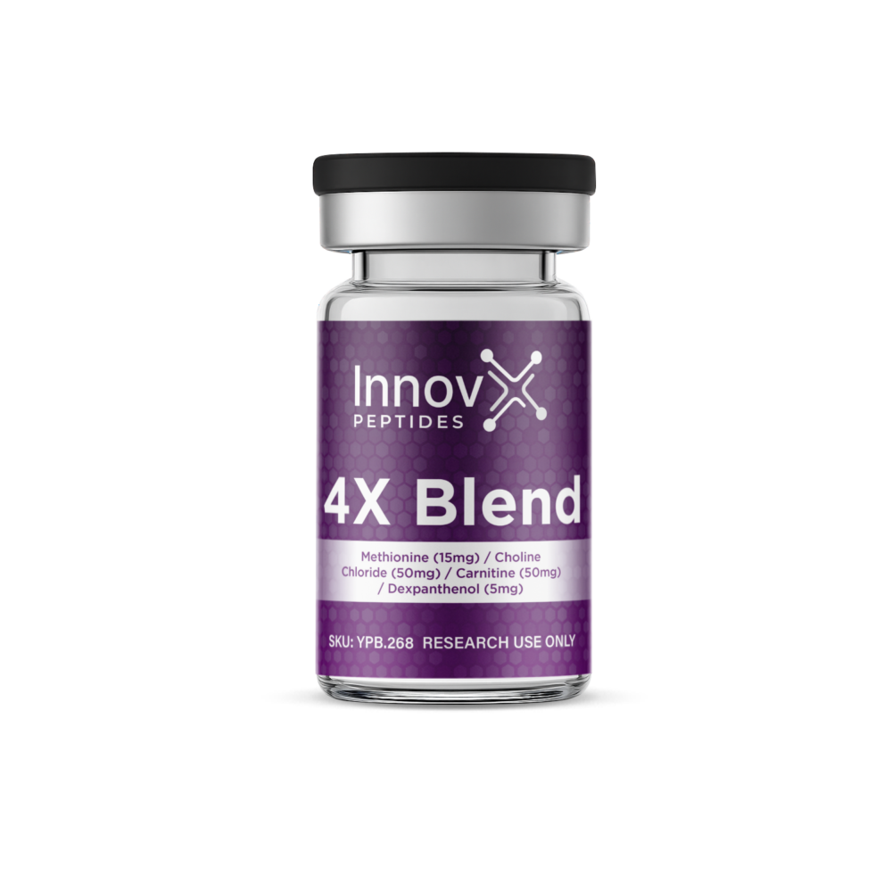 4X Blend Methionine (15mg) / Choline Chloride (50mg) / Carnitine (50mg) / Dexpanthenol (5mg)